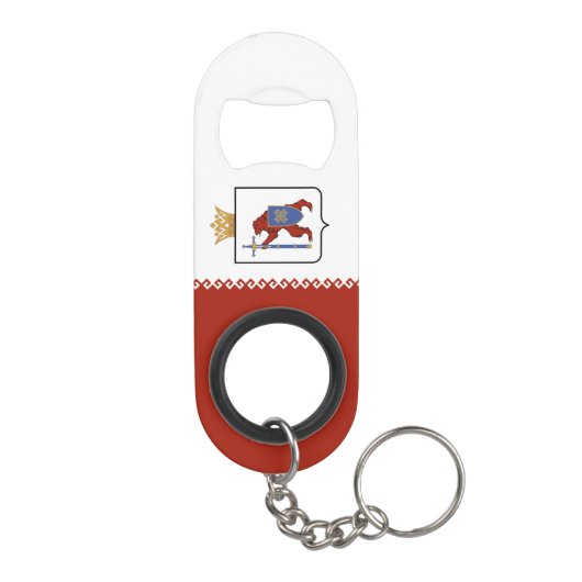 Mari El Flag Mini Flessenopener (Achterkant)