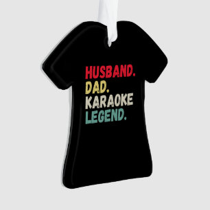 Mari papa karaoké légende vintage Noël Ornam