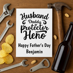 Mari. Papa. Protecteur. Hero. Fête des pères