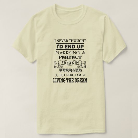 Mari parfait - T-shirt basique (Design devant)