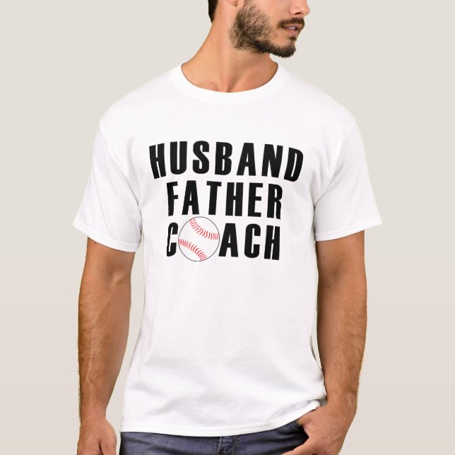 Mari, père, et T-shirt d'entraîneur (Devant)