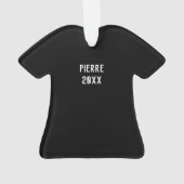 Mari père légende randonnée rétro ornement de Noël (dos)