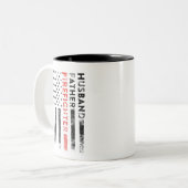 Mari, père, pompier Mince Mug de la Ligne Rouge (Devant gauche)