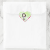 Mari : Sticker Coeur (Sac)
