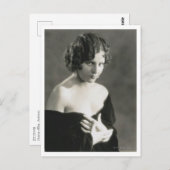 Maria Alba, stille film, actrice Briefkaart (Voorkant / Achterkant)