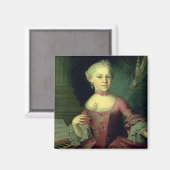 Maria-Anna Mozart, genaamd "Nannerl" Magneet (Voorkant / Achterkant)