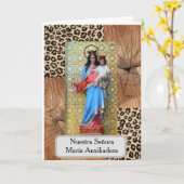 María, Auxiliadora de los Cristianos Kaart (Gele Bloem)