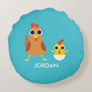 Maria & Bandiet de Kippen Rond Kussen