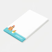 Maria & Bandit the Chickens Post-it® Notes (Schuin)