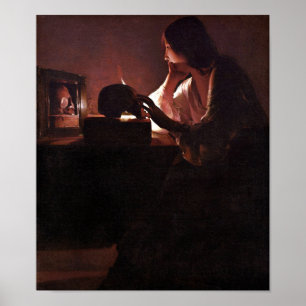 Maria betreurt La Tour Poster