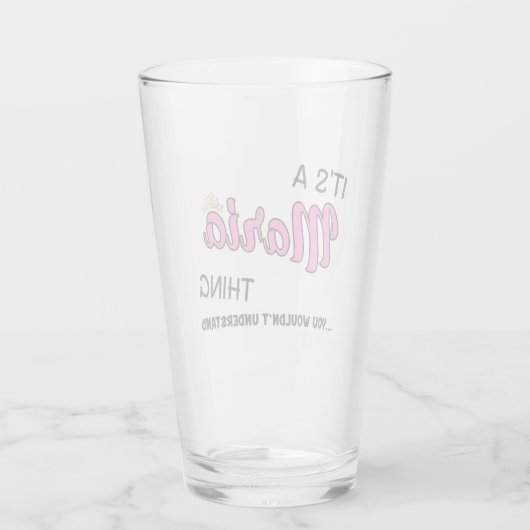 Maria ding dat je niet zou begrijpen glas (Achterkant)