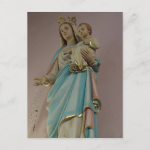 Maria en Baby Jezus Katholiek Kerkbeeld Briefkaart