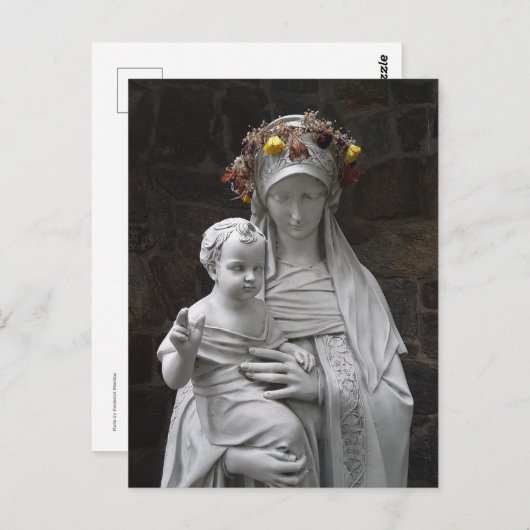 Maria en Christus Kind Briefkaart (Voorkant / Achterkant)