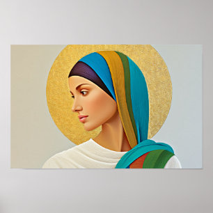 Maria: Genade van het Onbevlekt Hart Poster