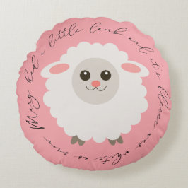 Maria had een klein lamsrond kussen