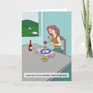 Maria had een lammetje Kaart