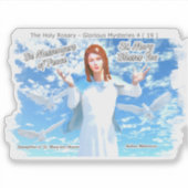 Maria in de hemel sticker (Voorkant)