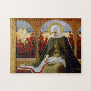 Maria in de rozentuin (Albert Edelfelt) Legpuzzel