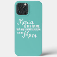 Maria is mijn naam, maar mijn favoriete mensen noe