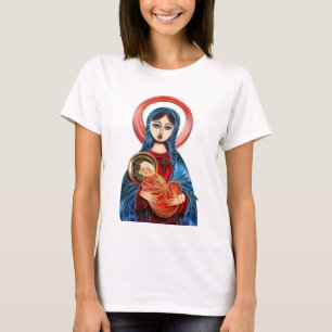 Maria & Jezus: Omhuld door genade en glorie T-shirt