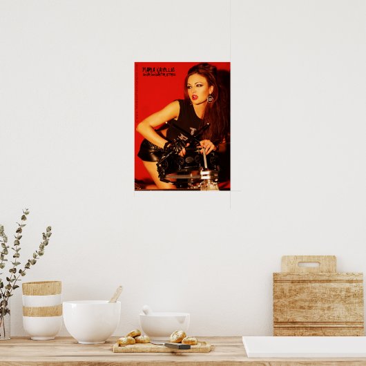 MARIA KANELLIS DRUMMER POSTER (Cuisine)
