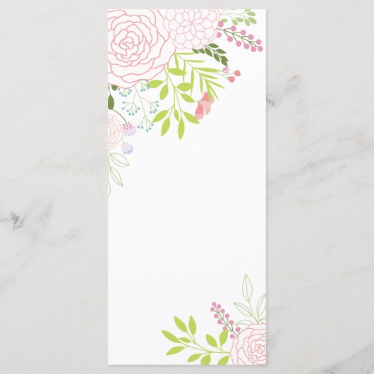 Maria Menu (Achterkant)