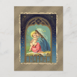 Maria met het kindje Jezus Briefkaart