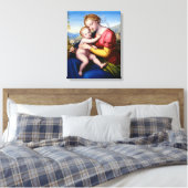 Maria met kind canvas afdruk (Insitu (Slaapkamer))