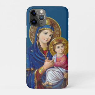 Maria met kind iPhone 11 pro hoesje