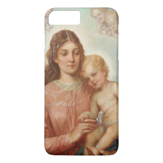 Maria met kind Case-Mate iPhone case (Achterkant)