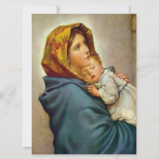 Maria met kind Roberto Ferruzzi Madonnina Maria Kaart