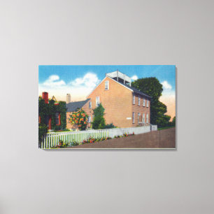 Maria Mitchell's Birthplace Canvas Afdruk