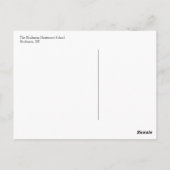 Maria Montessori Citation No 1 Carte postale (Dos)