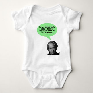Maria Montessori Quote Romper