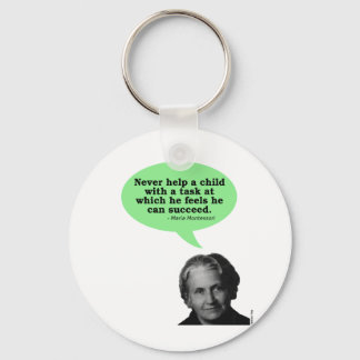 Maria Montessori Quote Sleutelhanger