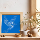 Maria Naam Cloud Poster