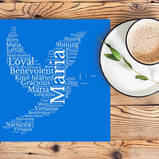 Maria Naam Cloud Poster