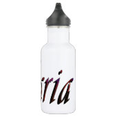 Maria, naamlogo, waterfles  (Rechts)