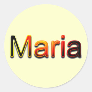 Maria Ronde Sticker