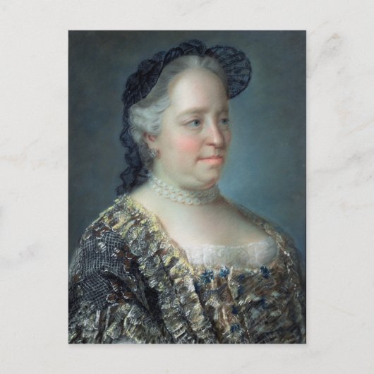 Maria Theresa, Empress of Austria, 1762 Briefkaart (Voorkant)