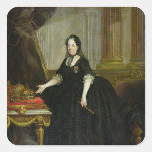 Maria Theresa Empress van Oostenrijk Vierkante Sticker