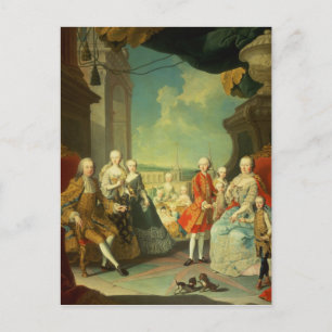 Maria Theresa en haar Husband Briefkaart