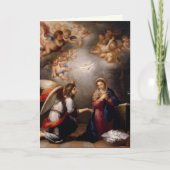 Maria-verkondiging Religieus Kaart (Voorkant)