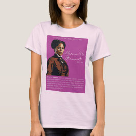 Maria W. Stewart - Cijfers in de Amerikaanse gesch T-shirt