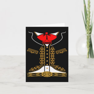 Mariachi Charro Mexicaanse kostuum voor Cinco De M Kaart