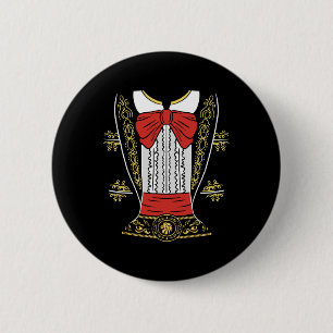 Mariachi Charro Mexicaanse kostuum voor Cinco De M Ronde Button 5,7 Cm