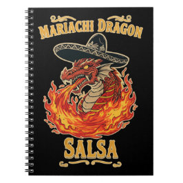 Mariachi Dragon Salsa Notitieboek