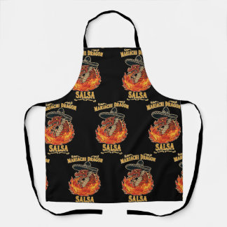 Mariachi Dragon Salsa Schort