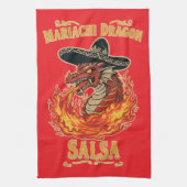 Mariachi Dragon Salsa Theedoek (Verticaal)