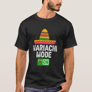 Mariachi Grappige Cinco de Mayo Mexicaanse Hoed T-shirt